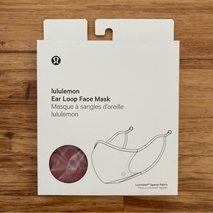Lululemon Ear Loop Face Mask in Brier Rose NWT